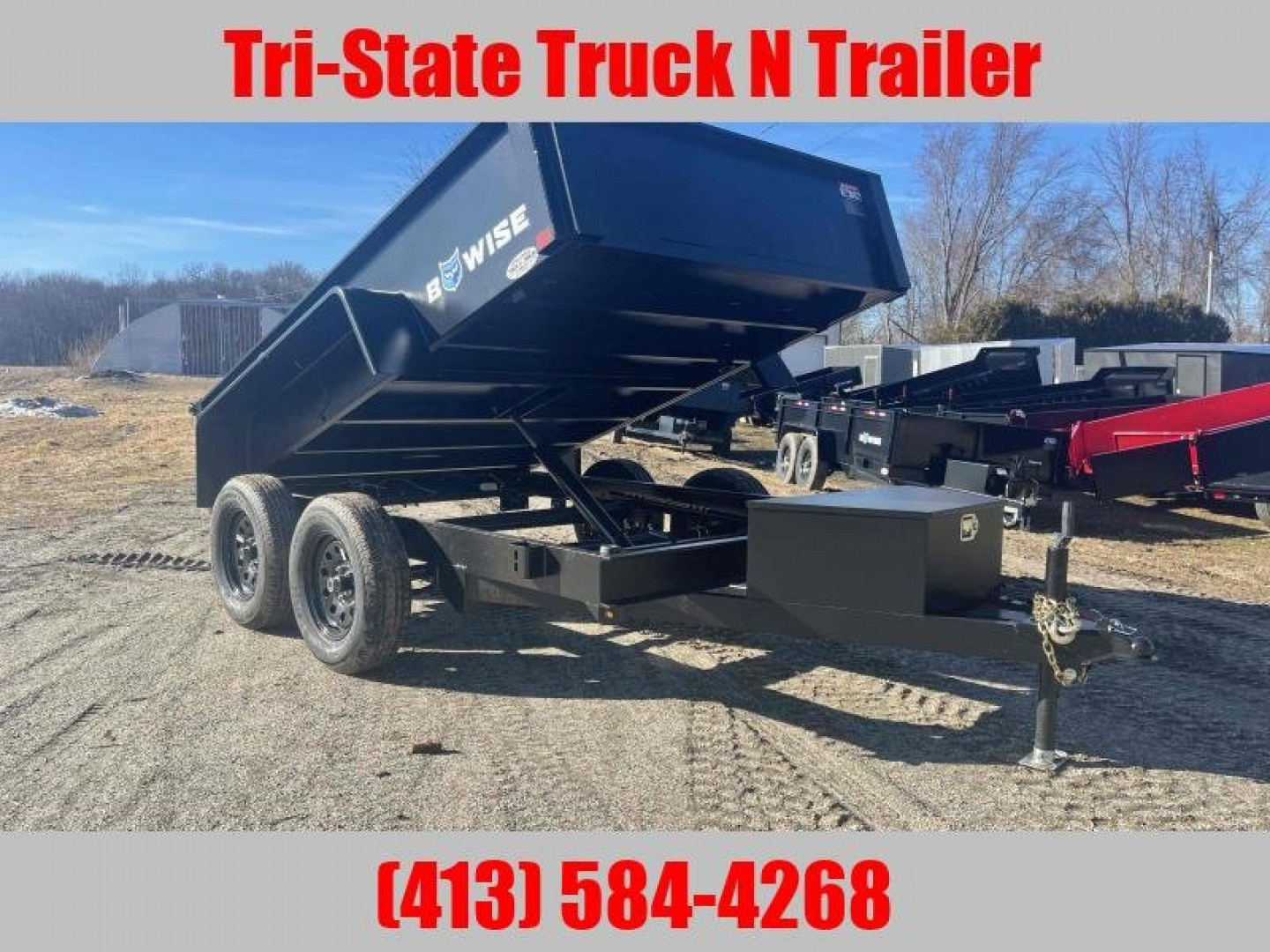 New 2026 BWISE 6x10 Dump trailer