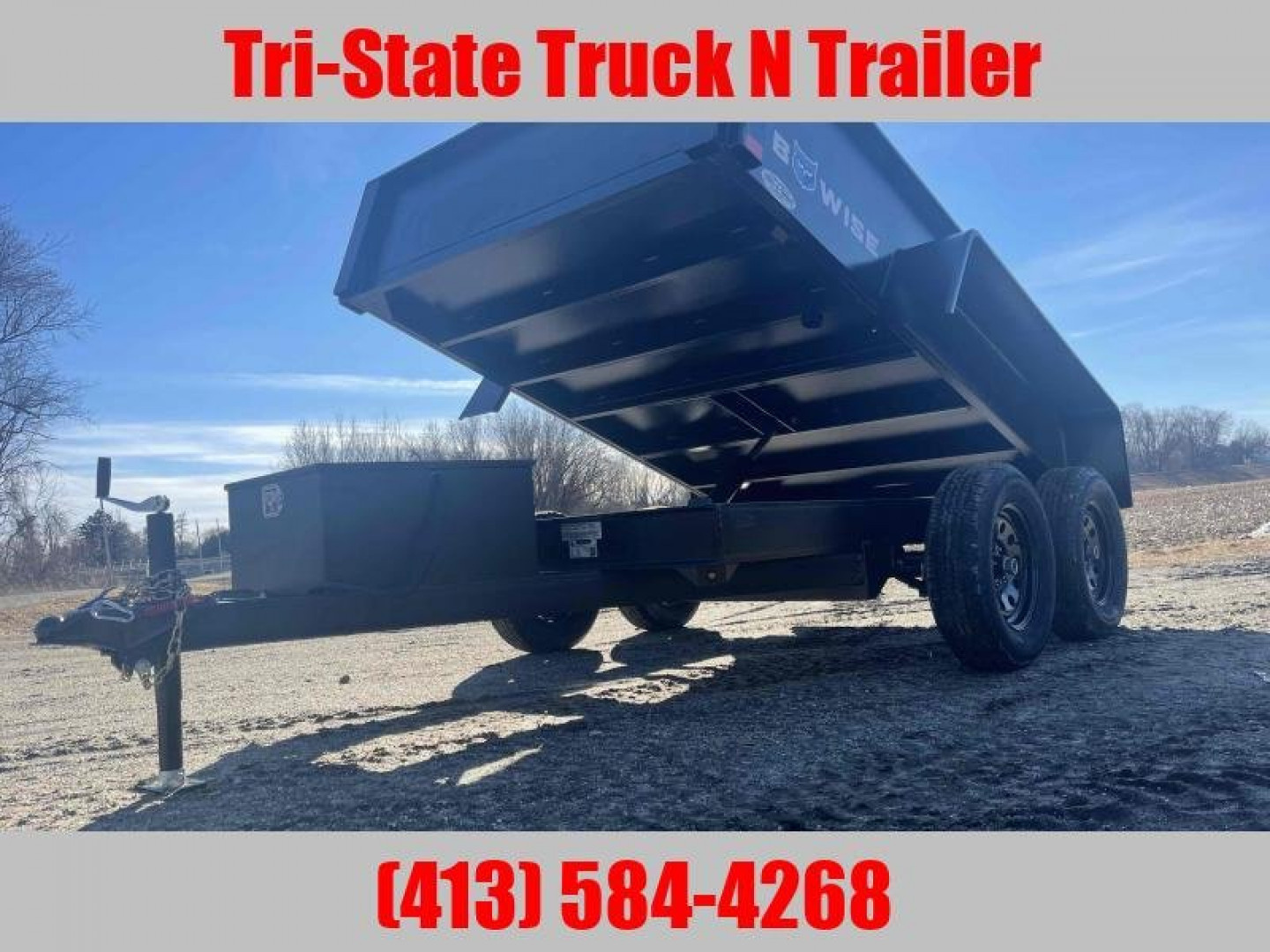 New 2026 BWISE 6x10 Dump trailer