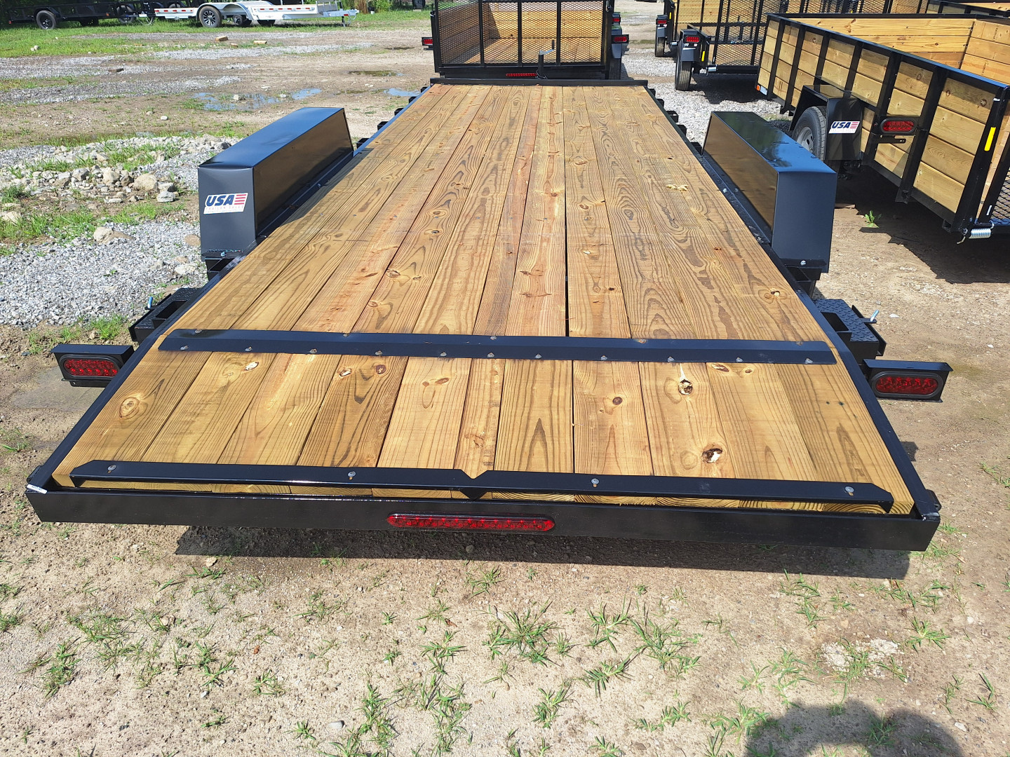 New 2026 AMO 82x20 Car Hauler 2 Axle Brake Led Lights