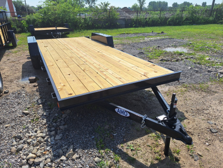 New 2026 AMO 82x20 Car Hauler 2 Axle Brake Led Lights