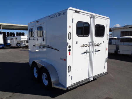 New 2026 Trails West *ADV MX II 2H * ADVENTURE MX II 2-Horse Slant Load Horse Trailer