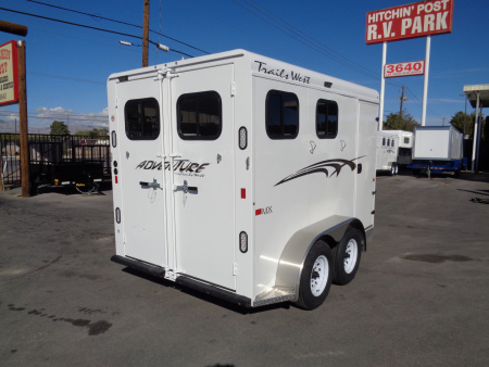 New 2026 Trails West *ADV MX II 2H * ADVENTURE MX II 2-Horse Slant Load Horse Trailer