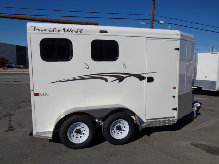 New 2026 Trails West *ADV MX II 2H * ADVENTURE MX II 2-Horse Slant Load Horse Trailer