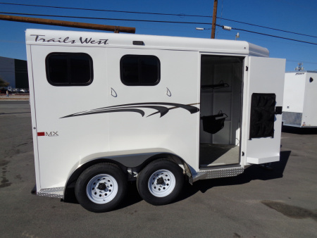 New 2026 Trails West *ADV MX II 2H * ADVENTURE MX II 2-Horse Slant Load Horse Trailer