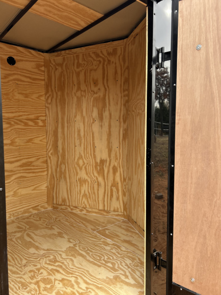 New 2026 Family Trailer 7x16 Tandem Axles Cargo / Enclosed Trailer-Screwless Exterior-Blackout Pkg-Rear Spoiler