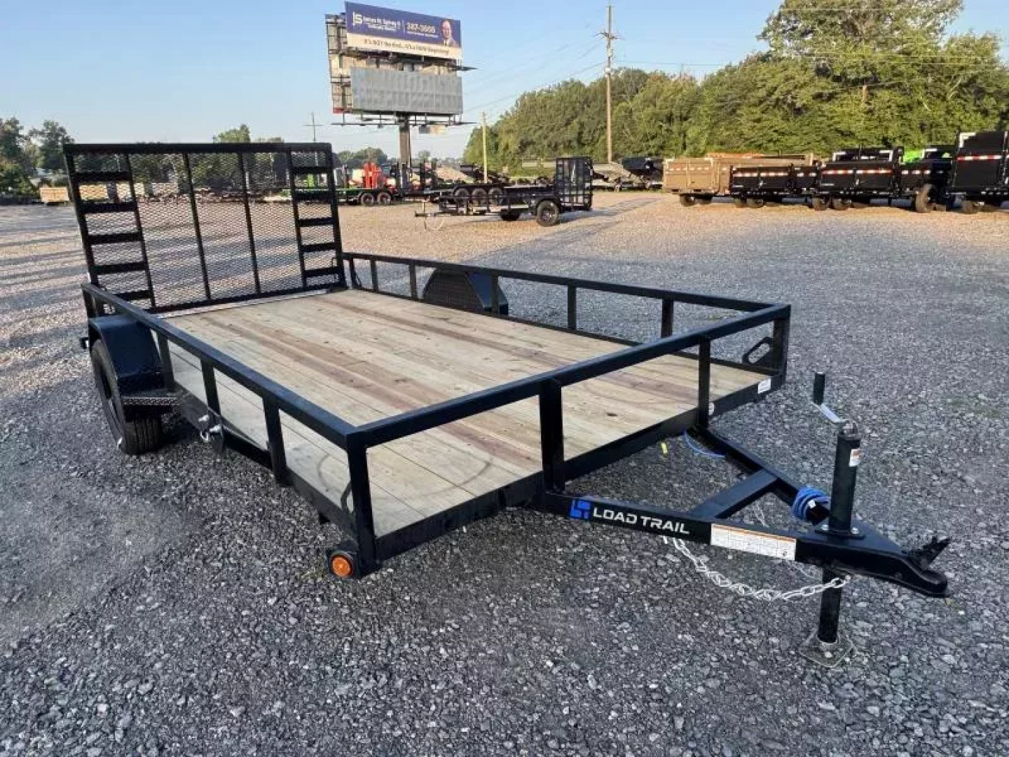 New 2026 Load Trail 77x12 W/4 FOOT GATE Utility Trailer