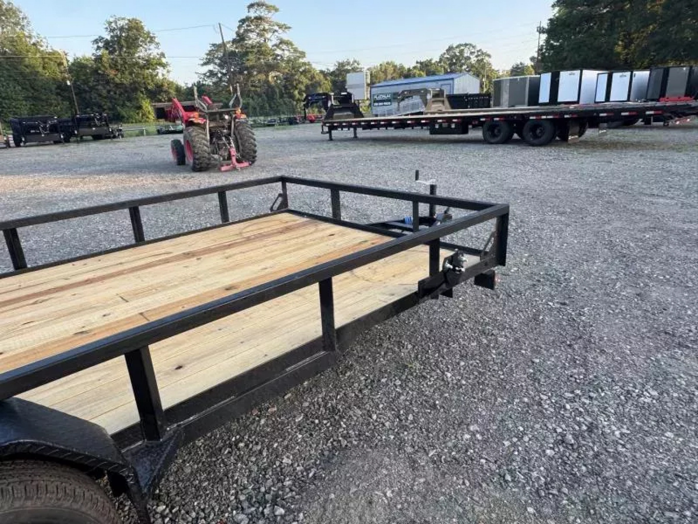 New 2026 Load Trail 77x12 W/4 FOOT GATE Utility Trailer