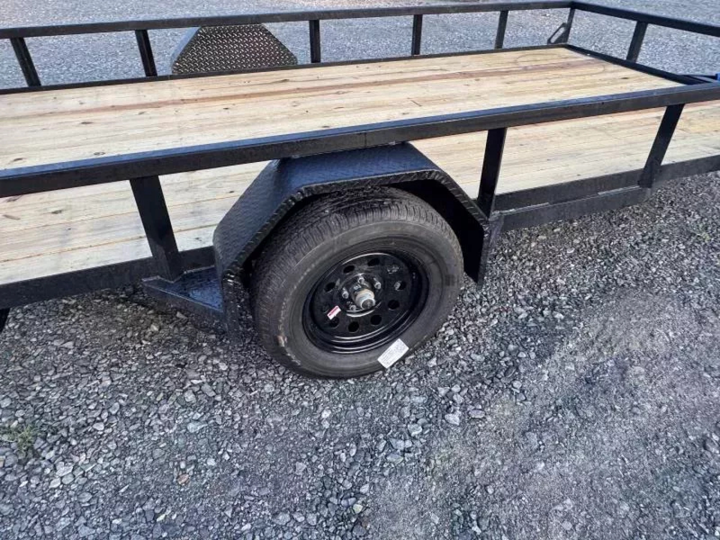 New 2026 Load Trail 77x12 W/4 FOOT GATE Utility Trailer