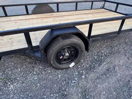 New 2026 Load Trail 77x12 W/4 FOOT GATE Utility Trailer