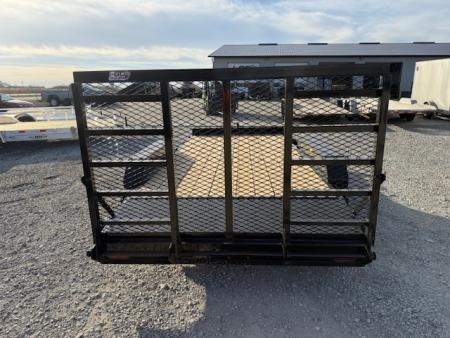 New 2026 H&H Black 82"x14'+2' 7k Car Hauler Trailer