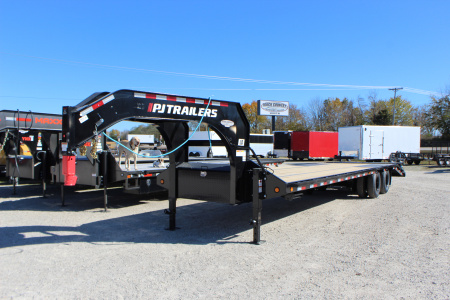 New 2026 PJ TRAILERS LD 32' Gooseneck Flatbed Trailer