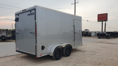 New 2026 Compass 7'x14' Enclosed Cargo Trailer - Indigo DLX