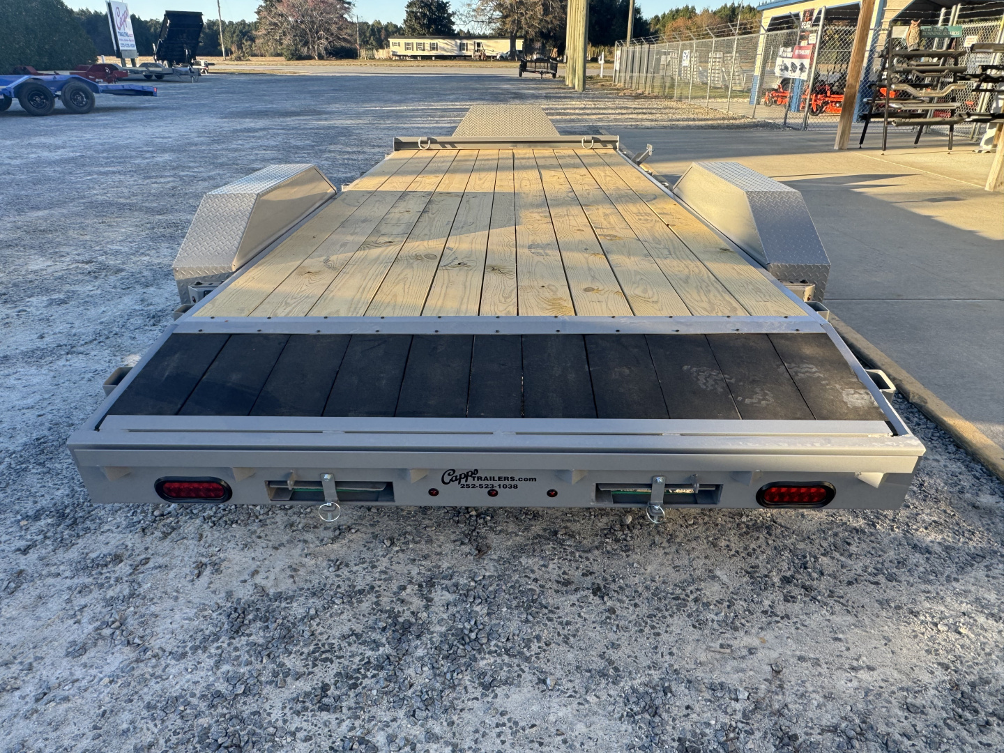 New 2026 Liberty LC7K83X18C4DT Battleship Grey Car Hauler