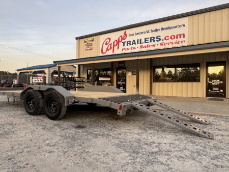 New 2026 Liberty LC7K83X18C4DT Battleship Grey Car Hauler