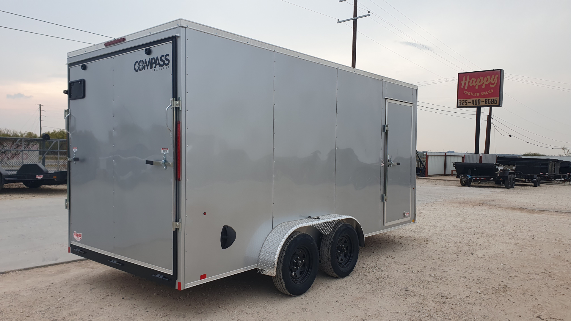 New 2026 Compass 7'x16' Indigo Cargo / Enclosed Trailer