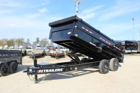 New 2026 PJ TRAILERS DE 16' BP Dump Trailer