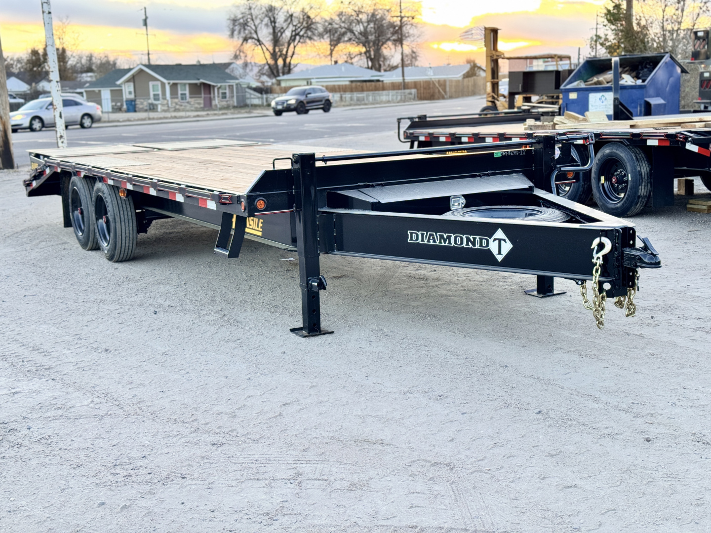 New 2026 Diamond T 8.5-22 Deckover Equipment Hauler 16K GVWR