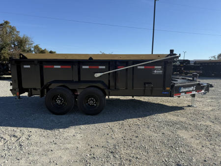 New 2026 Diamond C Trailers LPT207 7x14 32" Walls w/ Electric Tarp