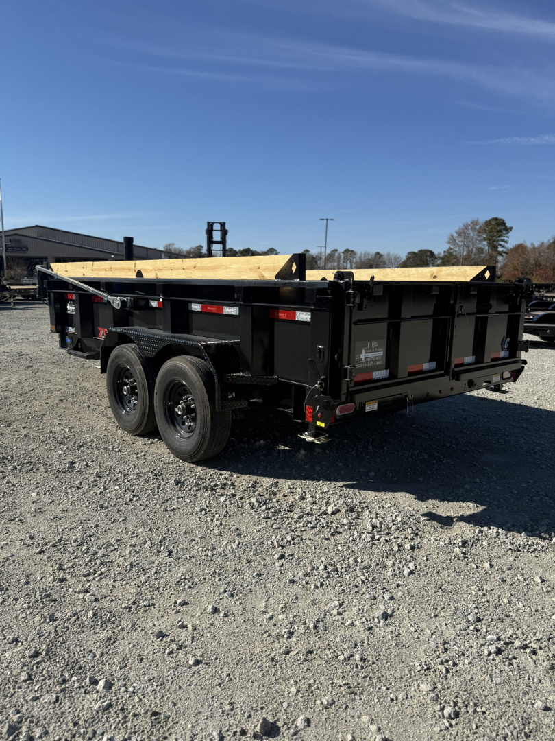 New 2026 Diamond C Trailers LPT207 7x14 24" Walls w/ Electric Tarp