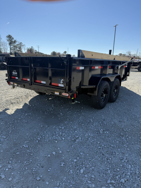 New 2026 Diamond C Trailers LPT207 7x14 24" Walls w/ Electric Tarp