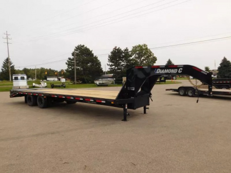 New 2026 Diamond C Trailers FMAX212 32x102 MR Equipment Trailer