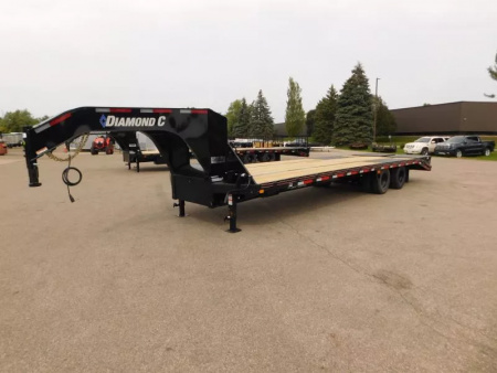 New 2026 Diamond C Trailers FMAX212 32x102 MR Equipment Trailer