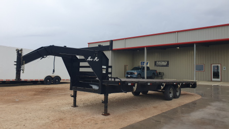 Used 2012 Sure Pull Trailers 102"x25' GN Deckover