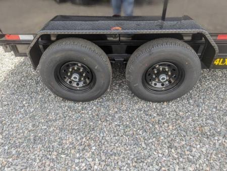 New 2026 Big Tex 7x14 14LX Channel Tandem Axle w/ Slide-In Ramps & 4' Sides 14000 GVWR Dump Trailer