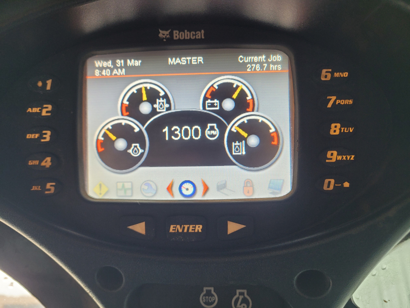 Used 2013 Bobcat T870 Skid Steer