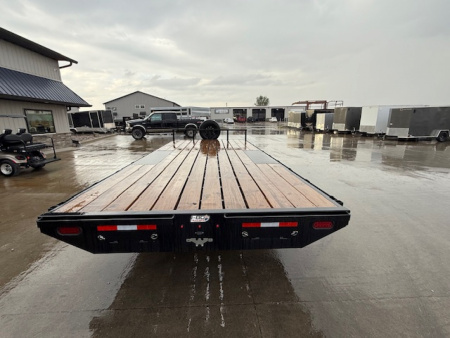 Used 2025 Interstate Black 102"x20' 14k Bumper Pull Deckover Trailer