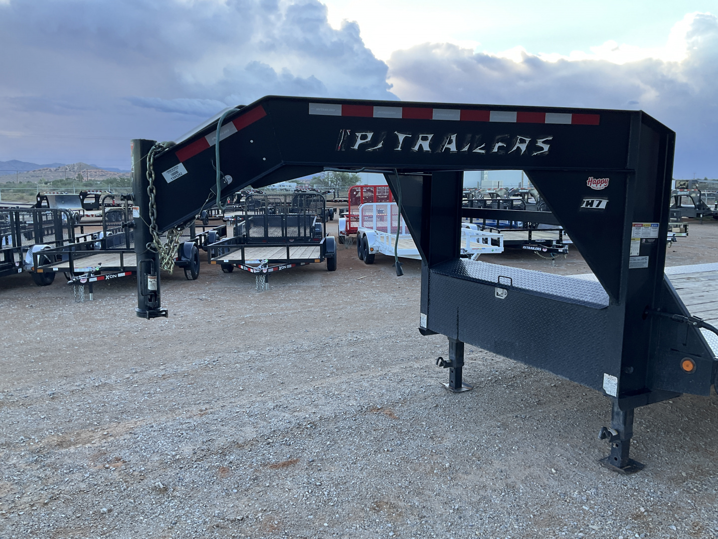 Used 2023 PJ 102"x32' Pro-Beam Super-Wide Equipment Trailer- H7