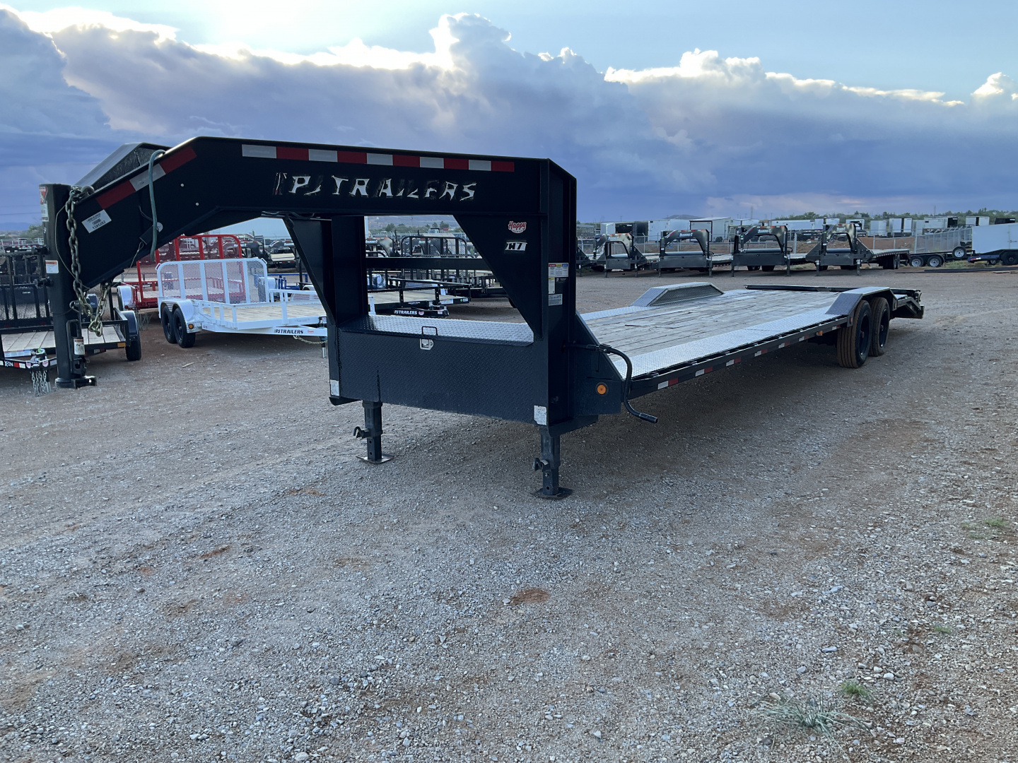 Used 2023 PJ 102"x32' Pro-Beam Super-Wide Equipment Trailer- H7
