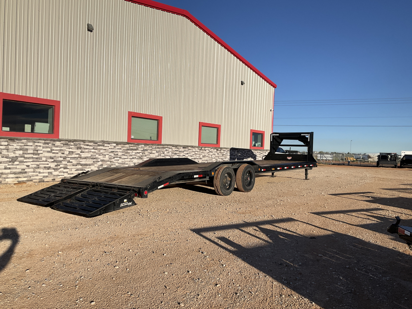 Used 2023 PJ 102"x32' Pro-Beam Super-Wide Equipment Trailer- H7