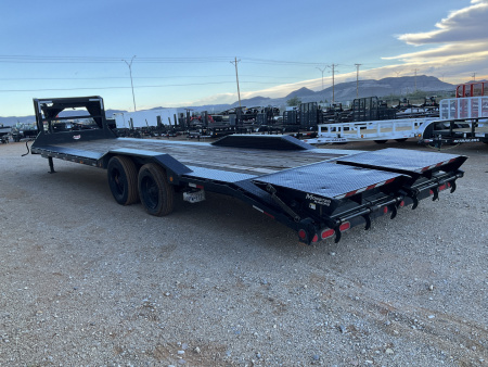 Used 2023 PJ 102"x32' Pro-Beam Super-Wide Equipment Trailer- H7