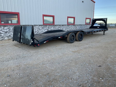 Used 2023 PJ 102"x32' Pro-Beam Super-Wide Equipment Trailer- H7