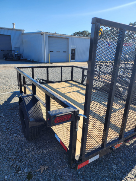 New 2026 Down 2 Earth Trailers 6X10 w/2ft Expanded Metal Sides Utility Trailer