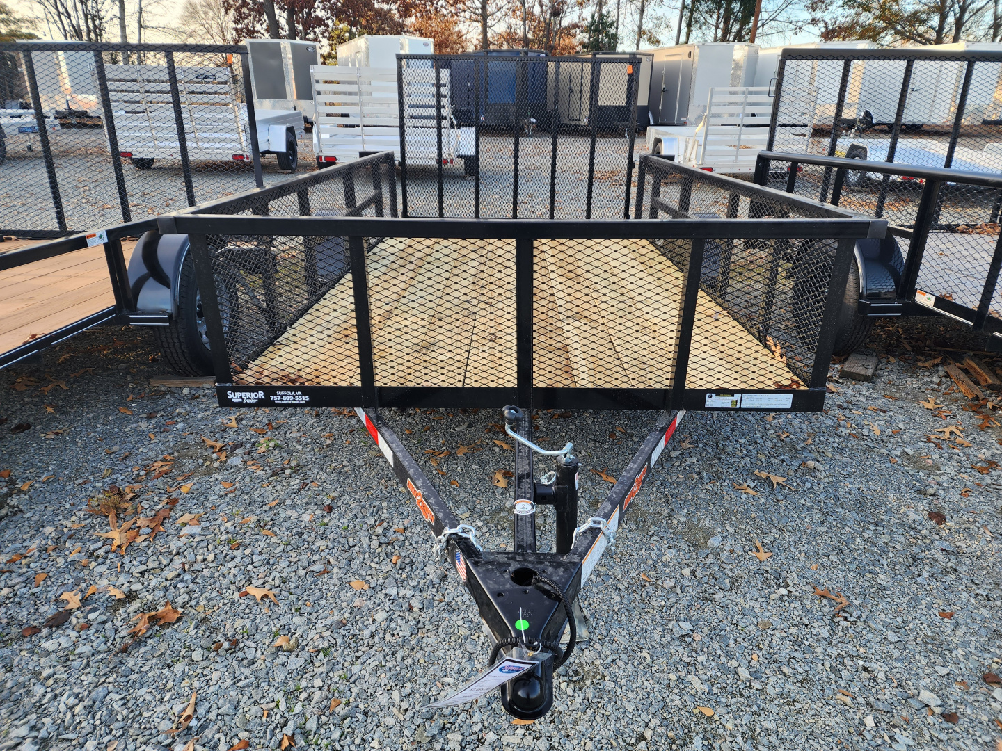 New 2026 Down 2 Earth Trailers 6X12 w/2ft Expanded Metal Sides Utility Trailer