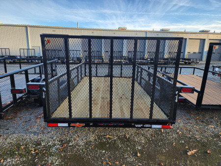 New 2026 Down 2 Earth Trailers 6X12 w/2ft Expanded Metal Sides Utility Trailer