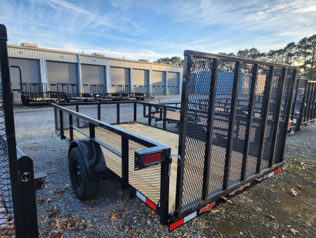 New 2026 Down 2 Earth Trailers 6X12 w/2ft Expanded Metal Sides Utility Trailer