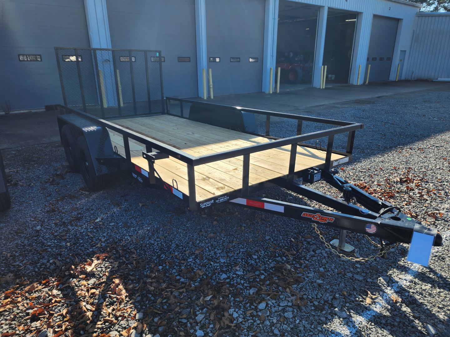 New 2026 Down 2 Earth Trailers 6X14 7K Utility Trailer