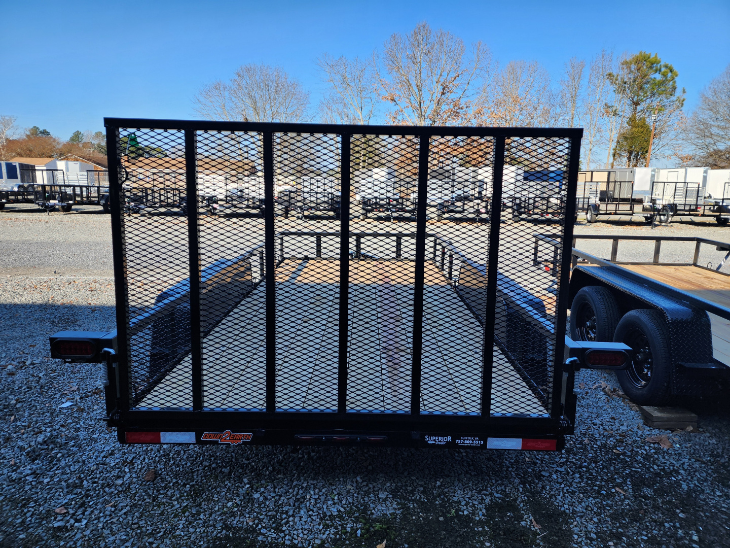 New 2026 Down 2 Earth Trailers 6X14 7K Utility Trailer