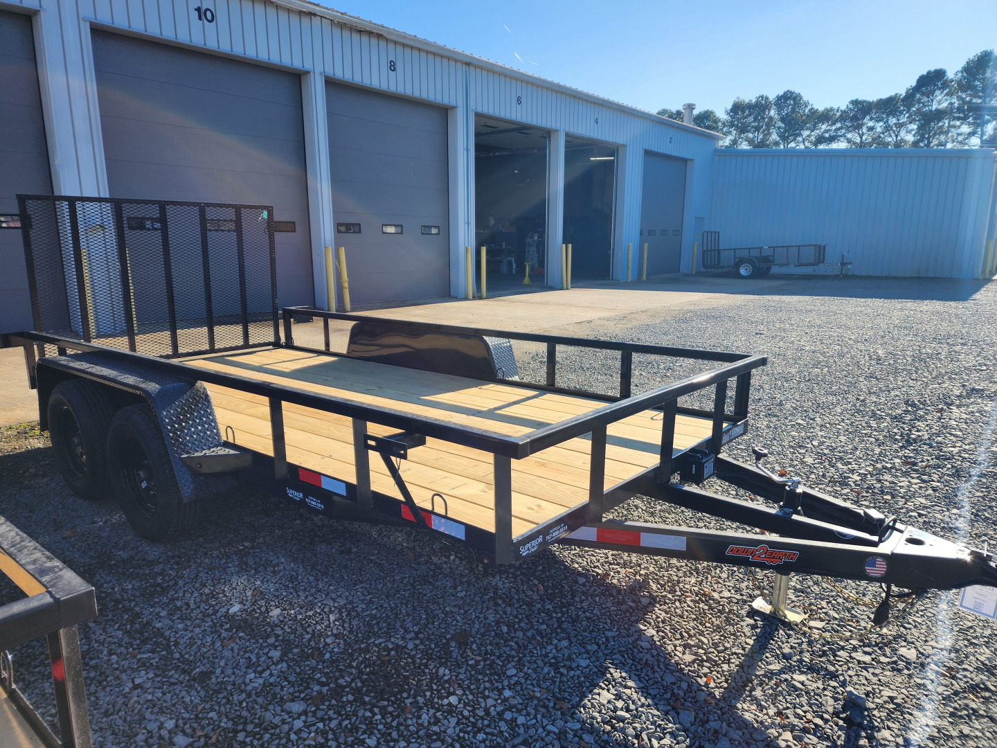 New 2026 Down 2 Earth Trailers 6X14 7K Utility Trailer