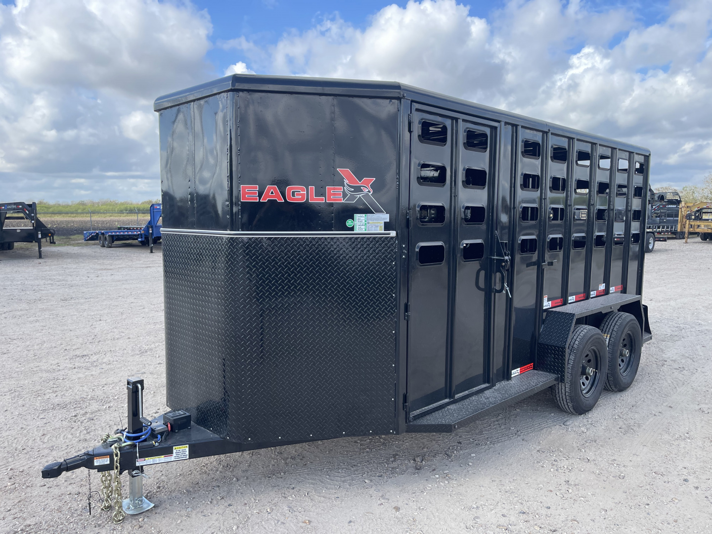 New 2026 Eagle X Trailers 6'8''X16' Stock / Stock Combo Trailer