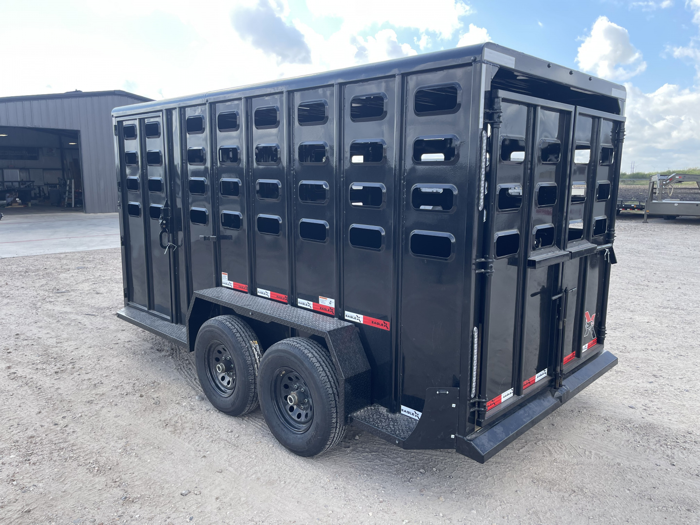 New 2026 Eagle X Trailers 6'8''X16' Stock / Stock Combo Trailer