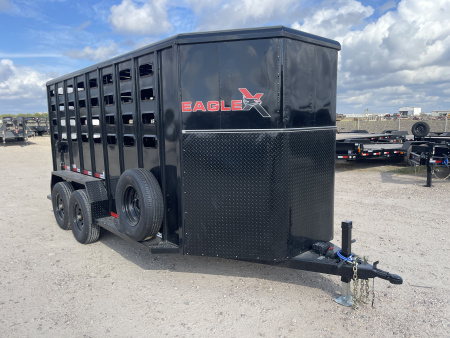 New 2026 Eagle X Trailers 6'8''X16' Stock / Stock Combo Trailer