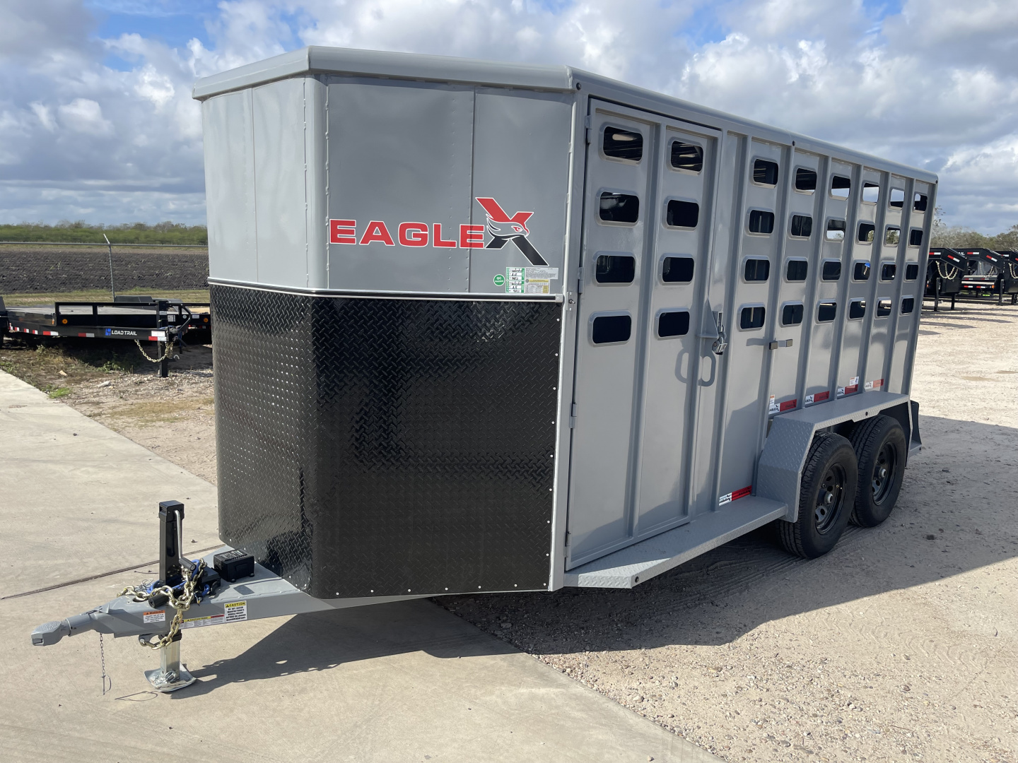 New 2026 Eagle X Trailers 6'8''X16' Stock / Stock Combo Trailer