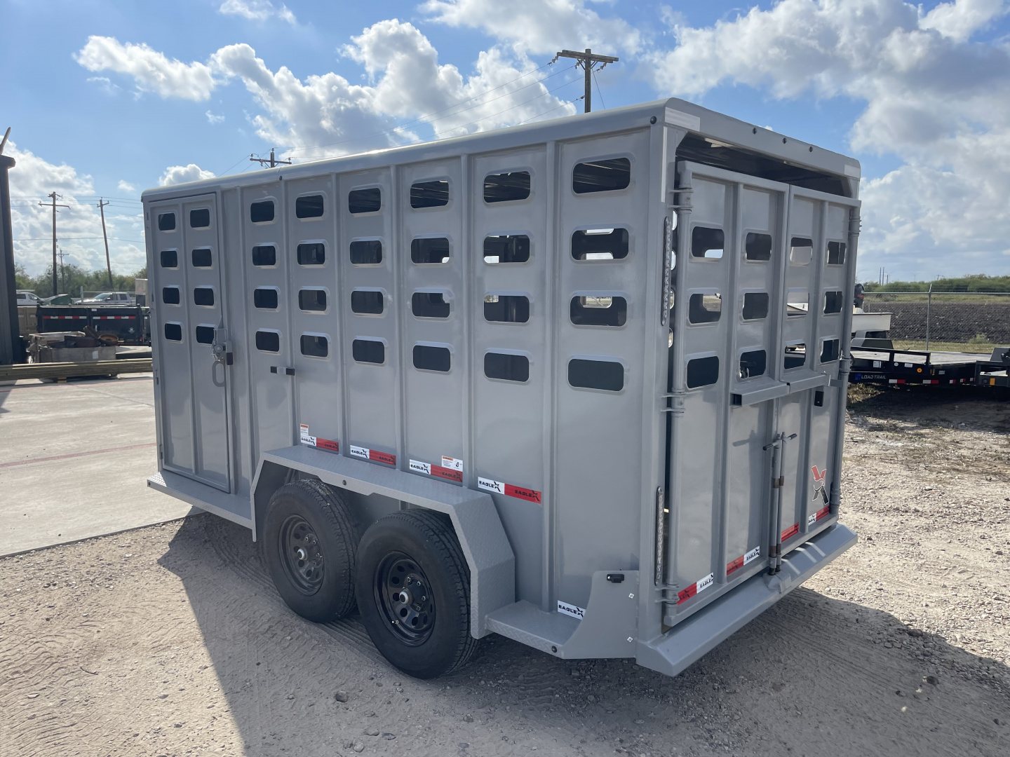 New 2026 Eagle X Trailers 6'8''X16' Stock / Stock Combo Trailer