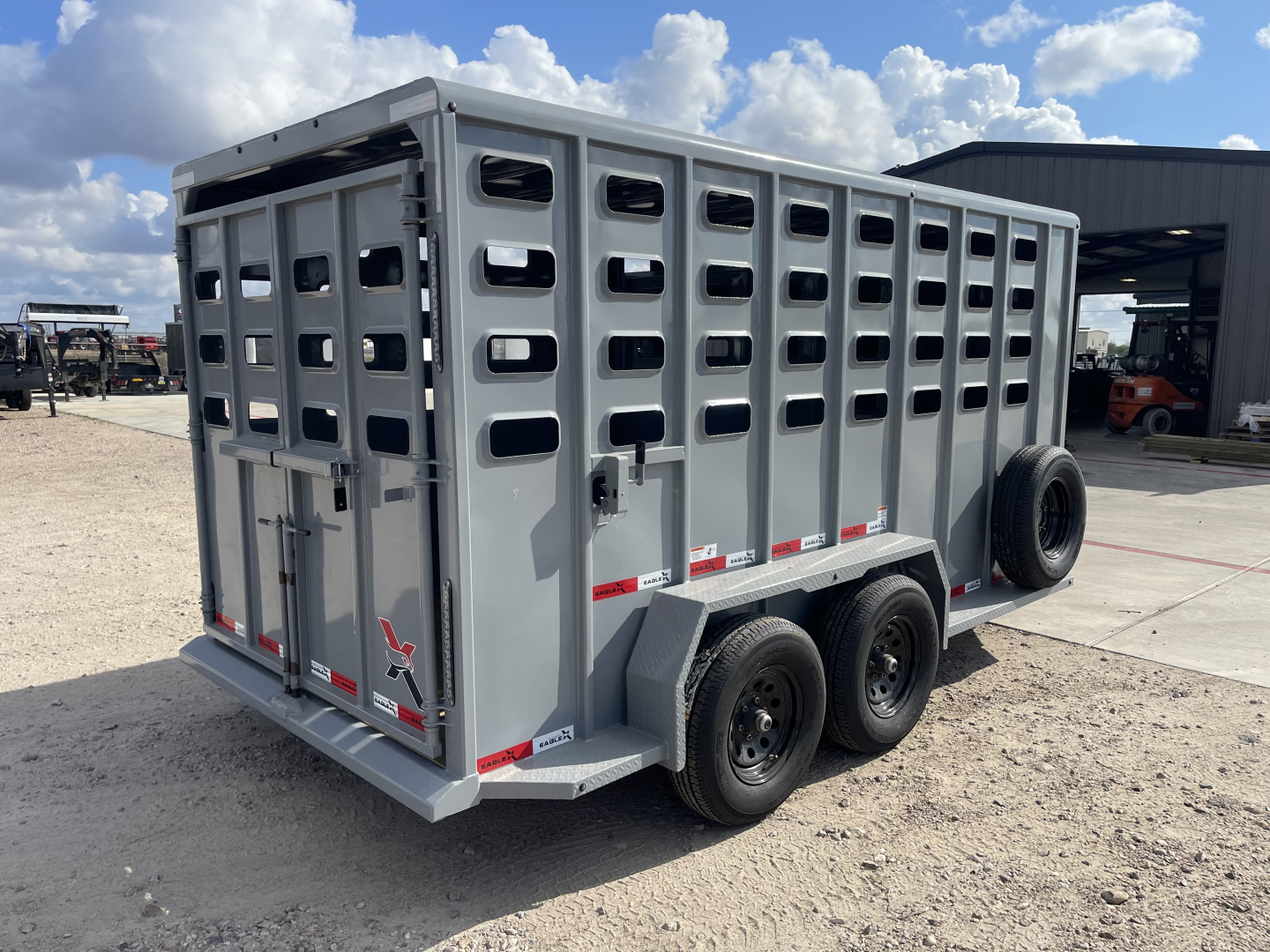 New 2026 Eagle X Trailers 6'8''X16' Stock / Stock Combo Trailer