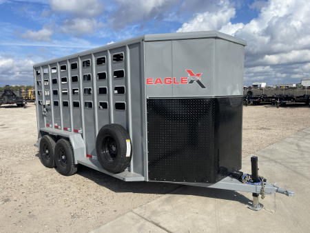New 2026 Eagle X Trailers 6'8''X16' Stock / Stock Combo Trailer