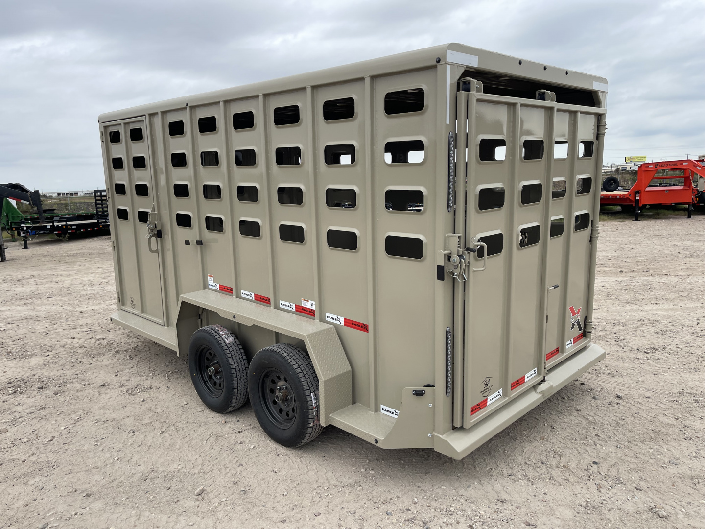 New 2026 Eagle X Trailers 6'8''X16' Stock / Stock Combo Trailer